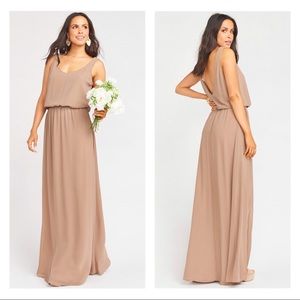 SHOW ME YOUR MUMU Kendall Dune Chiffon Maxi Dress